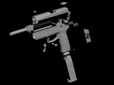 CZ P-09 Low-poly 3D model
