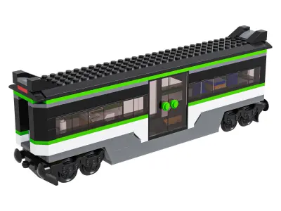 Lego Express Passenger Vagone 3D model