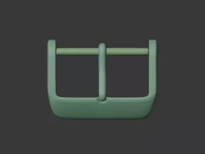 Wrist Watch Buckle 3D model