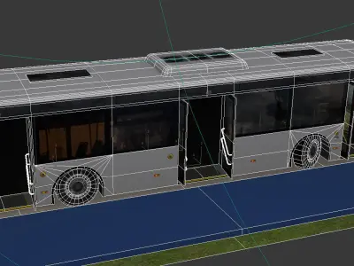 Volgabus 5270 CityRhythm 12 Low-poly 3D model
