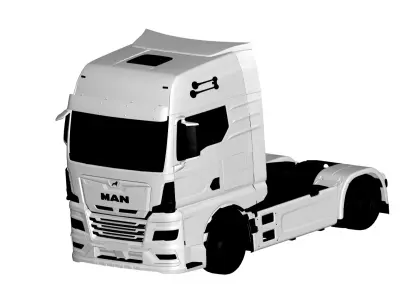man truck 3D model by truck-3d