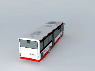VDL Berkhof - Ambassador 200 / Veolia Livery Free 3D model
