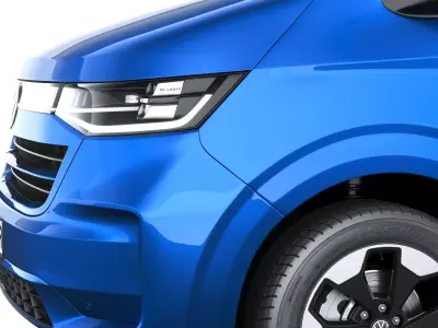Volkswagen Transporter T7 e-caravelle LWB 2025 3D model
