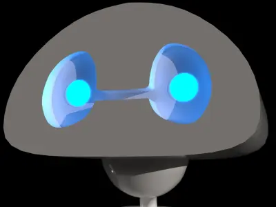 cute robot  Low-poly 3D model