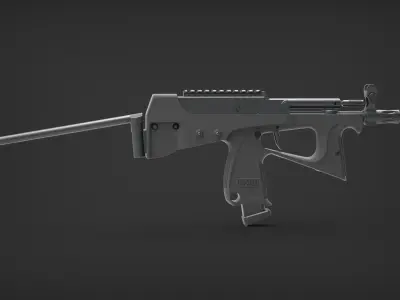 PP-2000 gun 3D model