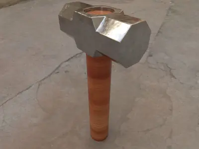 Hammer  Low-poly 3D model purchase