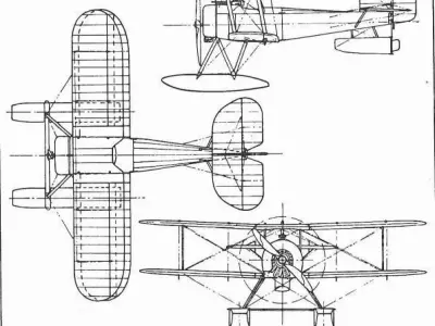 Fairey Hamble Baby Great Britain 3D print model