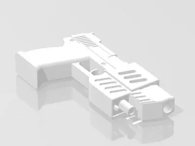 Blade Trinity Vampire pistol Digital File for 3d Printing 3D print model