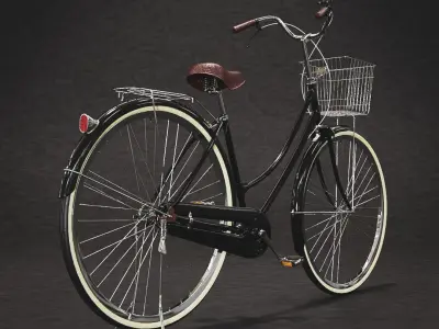 Vintage Bicycle 3D model purchase