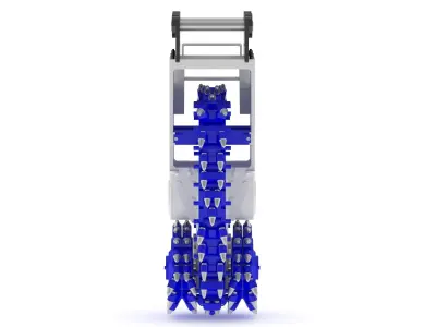 Chain Cutters For Excavator 3D model