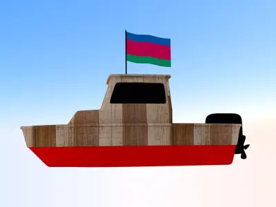 Kuban Fishing Boat 3D model