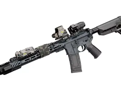 SAI GRY AR15 RIFLE Low-poly 3D model