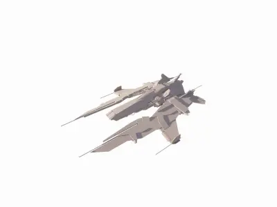 Spaceship-spacecraft-14 3D model
