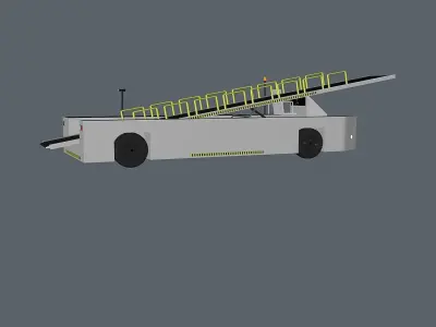 Luggage Loader  Low-poly 3D model