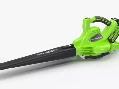 Leaf Blower DigiPro G-MAX 40V GreenWorks Low-poly 3D model