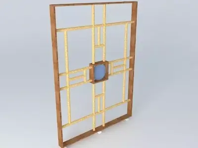 Mobile partition 3D model