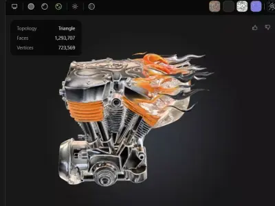 Inferno Engine 3D print model