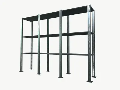 Industrial rack 3D model purchase