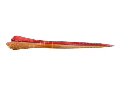 Swamp Eel Fish Cartoon Animated Low-poly 3D model