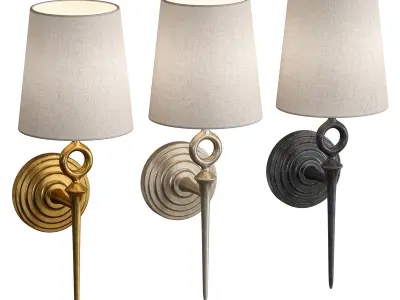 Bristol Single Sconce Visual Comfort 3D model