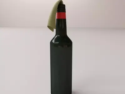 Molotov Cocktail 3D model