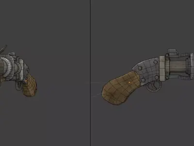 Stylized Weapons Low-poly 3D model