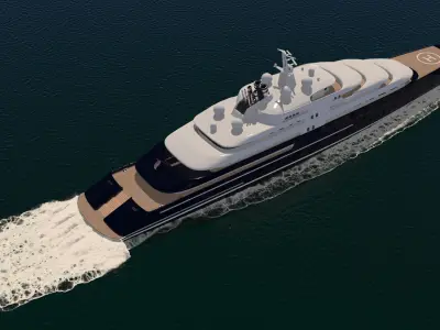 Polo Superyacht Dynamic Simulation 3D model