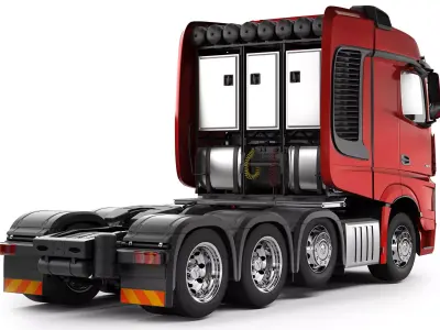 Mercedes-Benz Actros 4163 8x4 2020 3D model