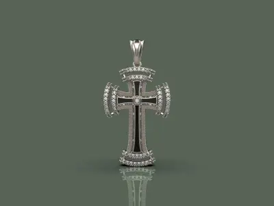 Jewelry Cross 3D print model