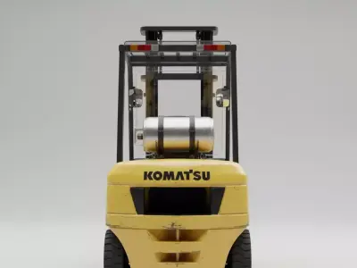 Komatsu Forklift 3D model