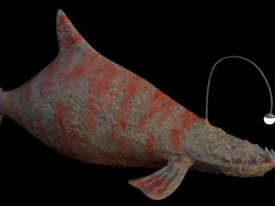 Island Monster Leviathan 3D model