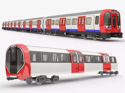 London metro bundle 3D Model Pack