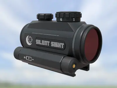 Red Dot Reflex Sight Model RELEV-14 3D model