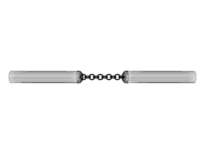 Simple Nunchucks 3D model