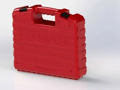 tool bag Low-poly 3D model
