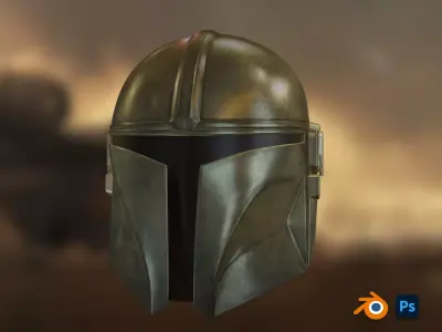 Helmet Mandalorian  3D model
