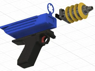 Up N Anatomizer GTA 5 Cosplay Gun 3D print model