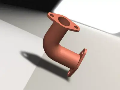 Pipe Elbow Free 3D model purchase