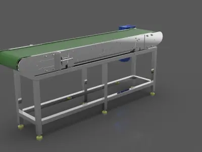 Stainless Steel Conveyor  3D model