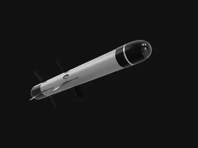 Akeron MP - MMP - Anti-tank missile system 3D model