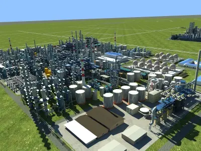 Petrochemical Industry 2 3D model