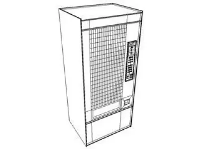 distributor 3D Model vending machine 3D model