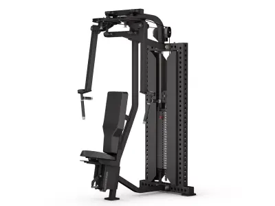 Commercial-grade Pec Deck or Pec Fly Rear Delt Machine 3D model