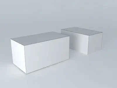 containers two shipping Free 3D model
