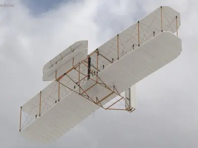 Wright Flyer 3D model