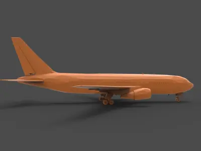 Boeing 767 3D print model purchase