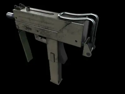 Mac-10 gun Low-poly 3D model purchase