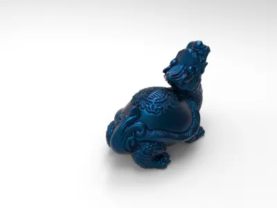 Dragon turtle Free 3D print model