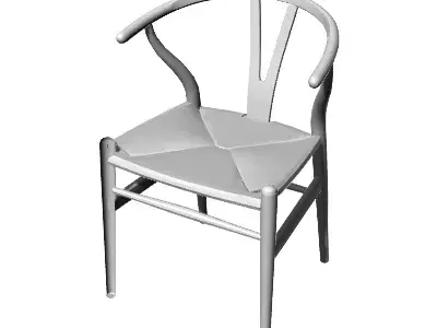 Wishbone chair Free 3D model