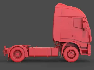 Iveco Stralis Hi Way 3D print model